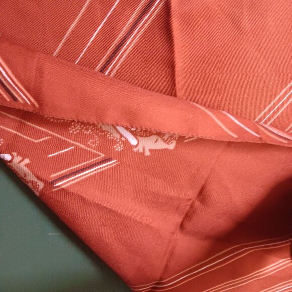 Vintage 1970s Striped Hippie Scarf 24x26" Polyester Deco women Print - Picture 5 of 6